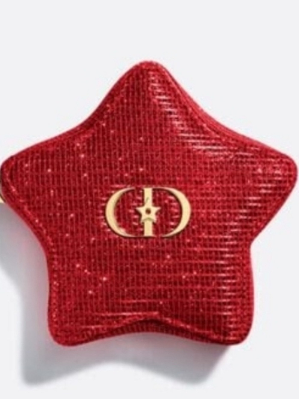 ⭐ DIOR ⭐ 2026 Lunar New Year RED STAR Cosmetic Pouch ⭐ Zippered ⭐ NEW!! ⭐